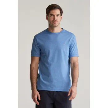 Pánské tričko TRIČKO GANT SMALL STRIPE T-SHIRT LAPIS BLUE