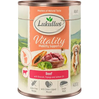 6x400g Lukullus Vitality klouby: hovězí (bez obilovin)