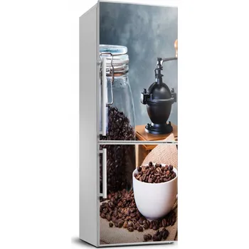 Fototapeta Samolepící Samolepka na ledničku s mlýnkem na kávu