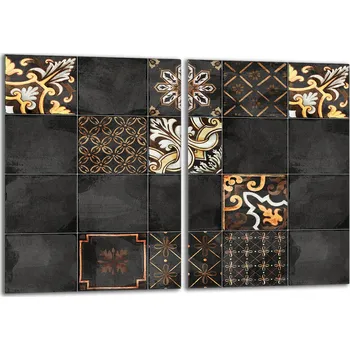 Kuchyňské prkénko Krájecí deska TMK ArtDeko sklo 2 ks