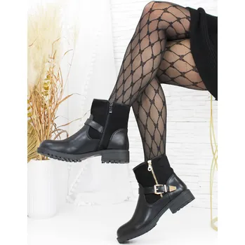 Dámská zimní obuv Lemon Tree Dámské černé kotníkové boty BL059B Velikost: 36