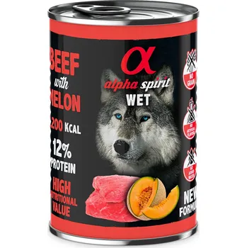 Alpha Spirit konzerva Beef with melon 400g