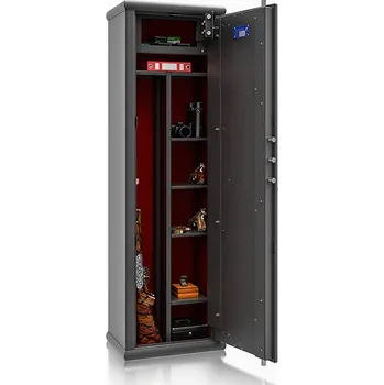 Trezor Metalk Luxusní skříň na čtyři zbraně Araldo kombi, black/white