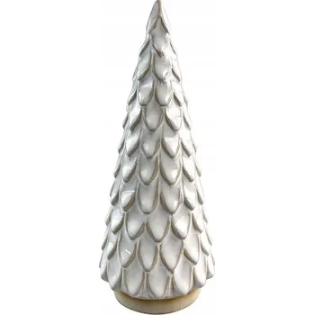 Vánoční dekorace Figurka Vánoční stromek 8x19,5 cm SANTA LILA, vánoční dekorace