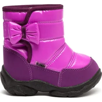 Dívčí zimní obuv Dětské zimní boty Oldcom LILA 25 Růžová, Černá