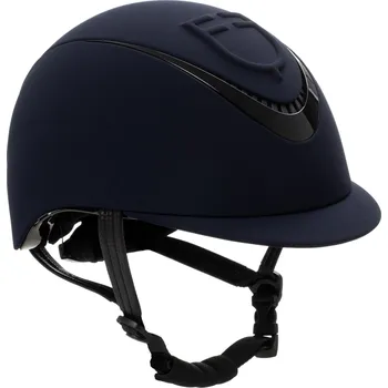 Jezdecká přilba EQUESTRO Helma jezdecká Embossed Logo Equestro, navy Obvod hlavy: 58-60 cm
