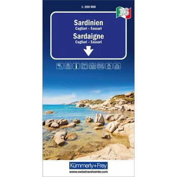 Kümmerly+Frey Regional-Strassenkarte 16 Sardinien 1:200.000