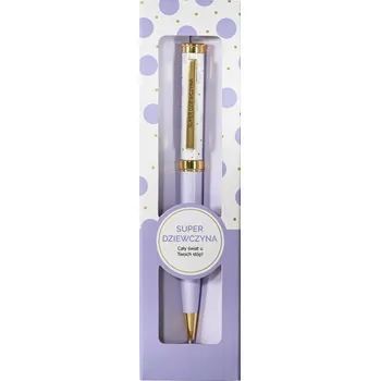 Set školních potřeb Długopis prezentowy Super Dziewczyna