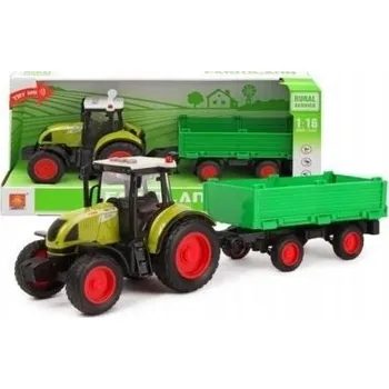 autíčko Traktor se světlem a zvukem + příslušenství pro děti