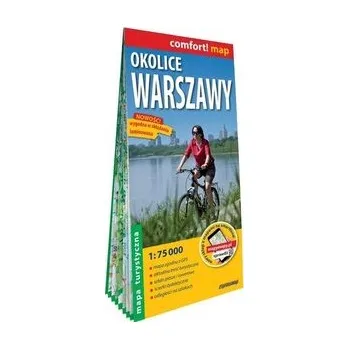 Cestování Comfort! map Okolice Warszawy 1:75 000 w.2025 - praca zbiorowa