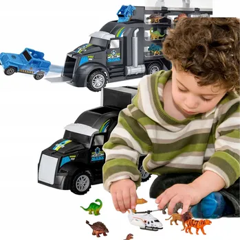 autíčko KAMION AUTO TRANSPORTÉR DINOSAUŘI ZVÍŘATA AUTO TIR RAKETOMET