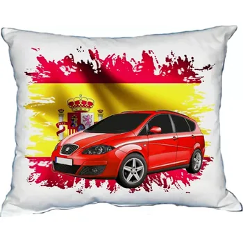 Povlak na dekorativní polštářek Polštářek s osobním autem Seat Altea (Polštářek s osobním autem )