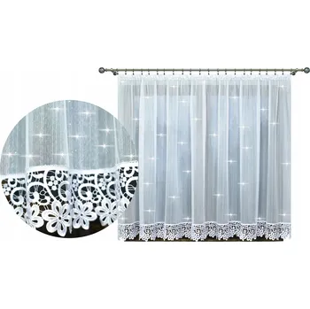 Prostěradlo Klasická záclona polyester 200 cm x 60