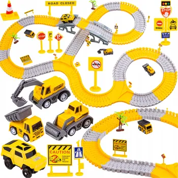 autodráha Autodráha MalPlay s elektrickým pohonem, 255 dílů