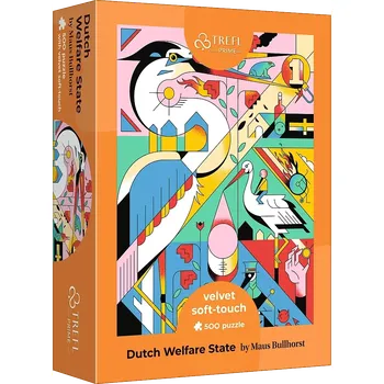 Puzzle TREFL UFT Velvet Soft Touch: Holandsko stát blahobytu 500 dílků