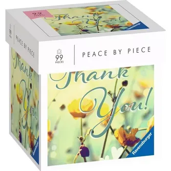 Puzzle RAVENSBURGER Peace by Piece: Thank you 99 dílků