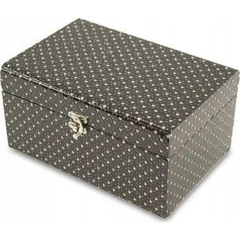 Šperkovnice Sada kazet na šperky Garden SJ16478B, 2 ks, černé