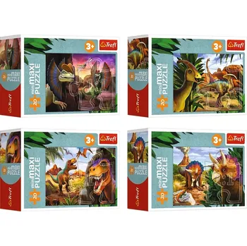 Puzzle TREFL Svět dinosaurů: Parasaurolophus 20 dílků