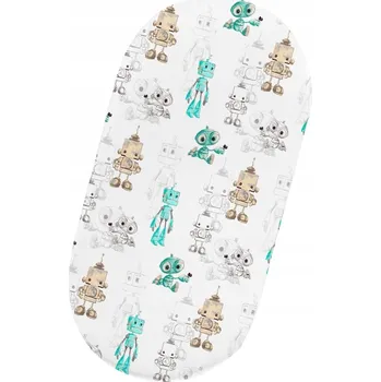 Prostěradlo PROSTĚRADLO DO KORBIČKY KOČÁRKU KOLÉBKY 38x80 cm BAVLNA 100% POLSKÝ VÝROBEK