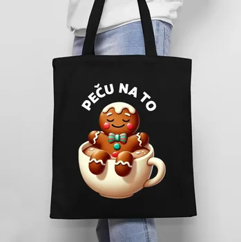 Žertovný předmět Peču na to - taška s potiskem