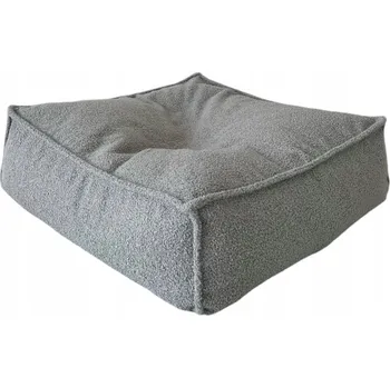 Taburet Taburet malý pro děti BOUCLE - ŠEDÝ