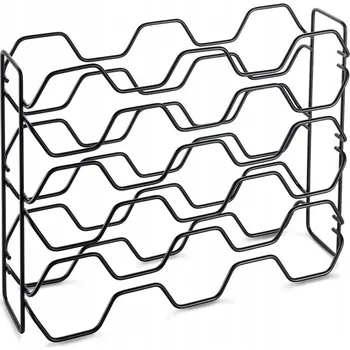 Stojan na víno STOJAN NA VÍNO VODU 15 LAHVÍ POLICE NA DESKU SWISS