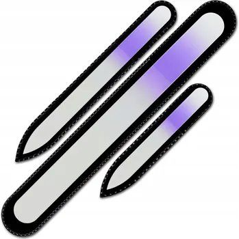 Mont Bleu Sada 3 barevných skleněných pilníku na nehty R-BMS06