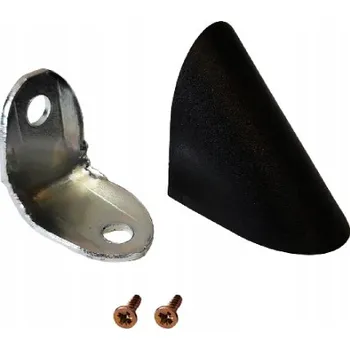 Nábytkové kování Nábytkový spojovací prvek komandorek nosek Z-02 černý (Černý nábytkový spoj)