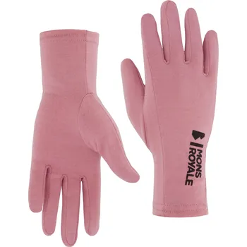 Merino rukavice MONS ROYALE VOLTA GLOVE LINER dusty pink Velikost: L