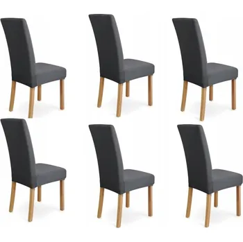 Potah na židli Šedý potah na židli