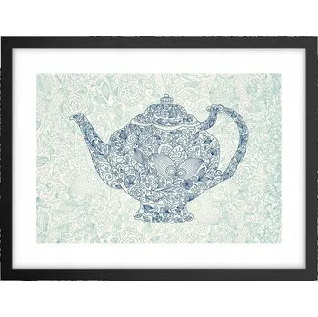 Obraz Obraz plakát v černém rámu do obýváku 40x30 džbán fotka plakáty na zeď