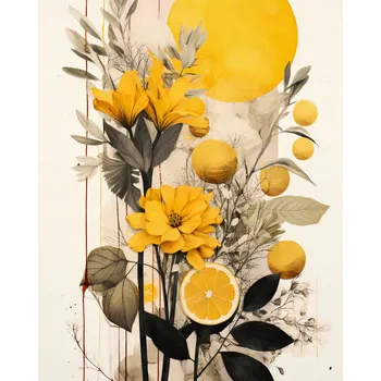 Plakát Plakát Citrusové potěšení bez rámu 40 x 50 cm