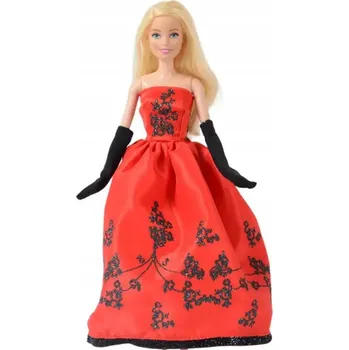 Doplněk pro panenku MINI OBLEČENÍ ŠATY PRO PANENKU TYPU BARBIE 30 cm