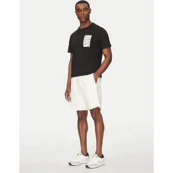 Pánské kraťasy Calvin Klein Jeans Sportovní kraťasy Logo Tape J30J327246 Écru Regular Fit XXL
