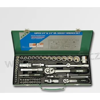 Gola sada Sada hlavic 1/4" - 1/2" 59 dílů H4059 HONITON (sada hlavic, sada nástrčných hlavic, nástrčné hlavice, gola sada, sada honiton)