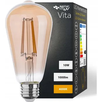 Žárovka LED žárovka Masterled E27 10 W neutrální bílá 4000 K 1000 lm čirá