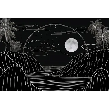 Plakát Plakát Aura Noci v tropech bez rámu 91,5 x 61 cm