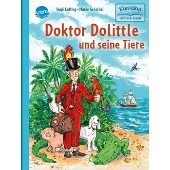 První čtění Doktor Dolittle und seine Tiere - Hugh Lofting [DE] (2025, Firma, Arena Verlag GmbH)