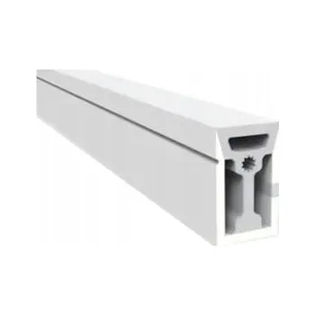 LED osvětlení Silikonová boční trubice B1220 BÍLÁ Flex LED hadice Silikon pro COB pásky 2x10mm