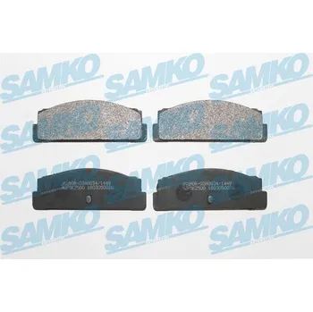 Brzdová destička Sada brzdových destiček, kotoučová brzda SAMKO 5SP002