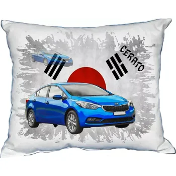 Povlak na dekorativní polštářek Polštářek s osobním autem Kia Cerato (Polštářek s osobním autem )