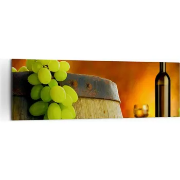 Obraz Velký obraz do obýváku 160x50 hroznové víno moderní na plátně obrazy