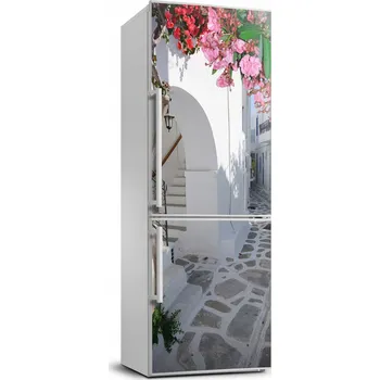 Fototapeta Samolepící fototapeta na ledničku Řecká vesnice