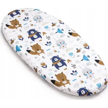 Prostěradlo Prostěradlo do korbičky kočárku kolébky s gumou bavlněné