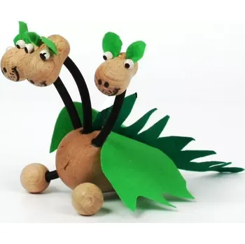 gerlich dřevěná loutka tříhlavý drak