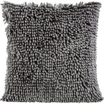 Povlečení Šedá dekorační povlak na polštář SHAGGY 40x40 cm