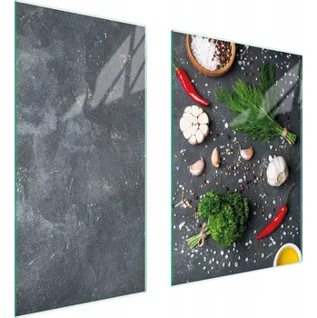 Kuchyňské prkénko Krájecí deska TMK ArtDeko sklo 2 ks