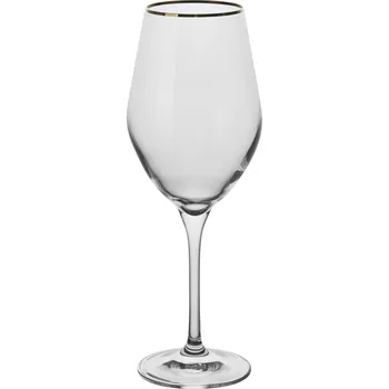 Sklenice Skleničky na červené víno Krosno Splendour Gold bezbarvé 300ml 1 ks