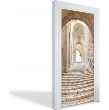 Fototapeta Samolepící dekorativní nálepka na dveře a nábytek Kamenné schody 95x205 cm