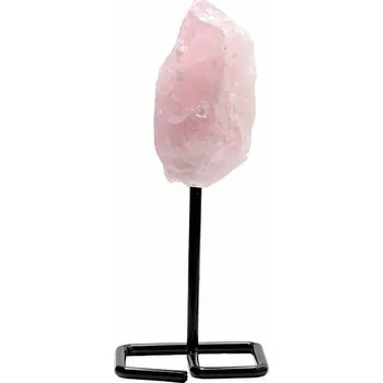 Růženín surový na podstavci - dekorace 11 cm